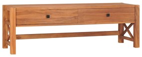 Έπιπλο Τηλεόρασης 140 x 40 x 45 εκ. από Ξύλο Teak - Καφέ