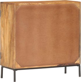 vidaXL Ντουλάπι 75 x 30 x 75 εκ. από Μασίφ Ξύλο Μάνγκο