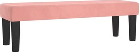 vidaXL Κρεβάτι Boxspring με Στρώμα Ροζ 200x200 εκ. Βελούδινο