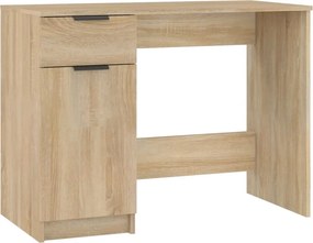 vidaXL Γραφείο Sonoma Δρυς 100x50x75 εκ. από Επεξεργασμένο Ξύλο