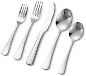 VEVOR 30-Piece Silverware Set Stainless Steel Cutlery Flatware Utensils for 6