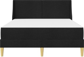 vidaXL Σκελετός κρεβατιού με στρώμα Μαύρο 160 x 200 cm Πολυεστέρας