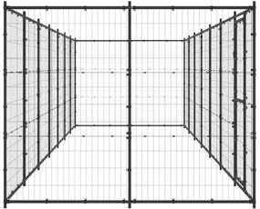 vidaXL Κλουβί Σκύλου Εξωτερικού Χώρου 16,94 μ² από Ατσάλι