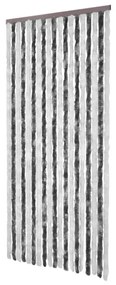 Σήτα - Κουρτίνα Πόρτας Γκρι / Λευκό 90 x 220 εκ. από Σενίλ - Πολύχρωμο