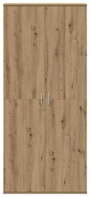 vidaXL Ψηλή Ντουλάπα artisan δρυς 80 x 35 x 180 εκ Επεξεργασμένο ξύλο