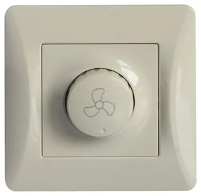 Διακόπτης Ταχύτητας Ανεμιστήρα 500W Ιβουάρ H-Series 50-00112-30 Lineme 50-00112-30