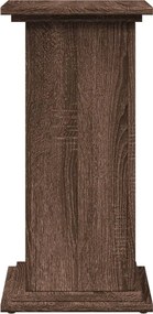 vidaXL Βάση Οθόνης με Αποθ. Καφέ Δρυς 31x30x60 εκ. Επεξεργασμένο Ξύλο