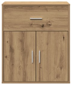 vidaXL Πλαϊνό γραφείο artisan δρυς 60 x 31 x 70 εκ Επεξεργασμένο ξύλο