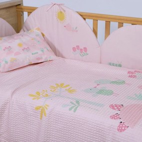 Κουβέρτα Πικέ Αγκαλιάς (80x110) Nef-Nef Homeware Baby Spring Happiness
