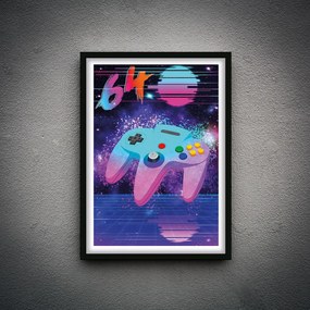 Πόστερ &amp; Κάδρο Nintendo 64 GM103 21x30cm Εκτύπωση Πόστερ (χωρίς κάδρο)