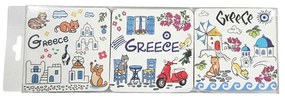 Σετ σουβέρ Greece 6τμχ - Coaster set 6pcs