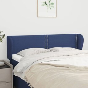 Κεφαλάρι με Πτερύγια Μπλε 147 x 23 x 78/88 εκ. Υφασμάτινο 3117008