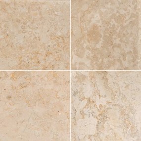 vidaXL Νιπτήρας Κρεμ 40 x 40 x 10 εκ. Μαρμάρινος