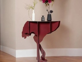 Intra απο ξύλο plywood 3mm-4mm πάχος – Τραπέζι κονσόλας στρουθοκαμήλου 35x40 cm INTRAVECTRY-MY542242