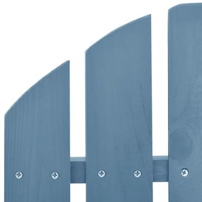 vidaXL Καρέκλα Κήπου Adirondack Κουνιστή Μπλε από Μασίφ Ξύλο Ελάτης