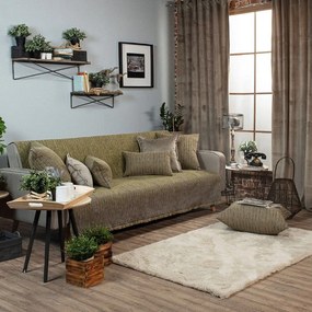 Ριχτάρι Orlando 15 Olive Teoran Πολυθρόνα 180x150cm Ακρυλικό-Πολυέστερ