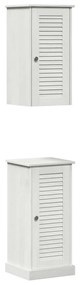 vidaXL Σετ Επίπλων Μπάνιου VIGO 2 pcs Λευκό αντικέ 37 x 34 x 80 εκ