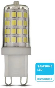 V-TAC Λάμπα LED G9 3W 330lm 230V 300° IP20 SMD Samsung Chip Φυσικό Λευκό 21247