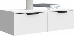vidaXL Ντουλάπι Τοίχου Λευκό 68 x 30 x 20 εκ. από Επεξεργασμένο Ξύλο