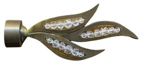 ΑΚΡΟ ΚΟΥΡΤΙΝΟΞΥΛΟΥ CACTUS STRASS ΑΝΤΙΚΕ Φ25 6x2x14,5Y 061-004stk - 061-004stk