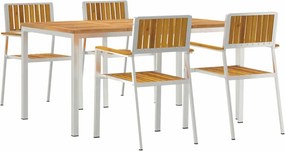 vidaXL Σετ Εξωτερικής Τραπέζης 5 τμχ. 150 x 90 x 75 cm