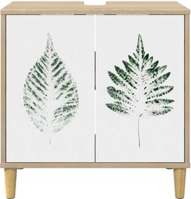 vidaXL Ντουλάπι Μπάνιου HANAU Sonoma 60 x 40 x 60 εκ