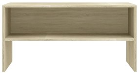 vidaXL Έπιπλο Τηλεόρασης Sonoma Δρυς 80 x 40 x 40 εκ. από Μοριοσανίδα