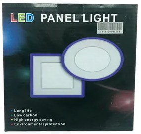 LED φωτιστικό οροφής 6+3W 220v - LED PANEL LIGHT ROUND