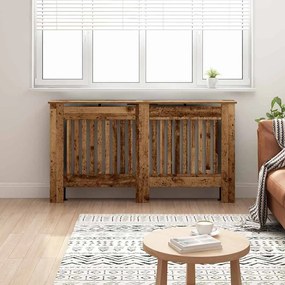 vidaXL Καπάκι Καλοριφέρ Παλαιωμένο ξύλο 152 x 19 x 81,5 cm