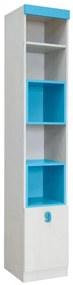 MATIS Στήλη βιτρίνα Numero 1V Μπλε Matis584619