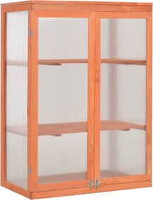 vidaXL Θερμοκήπιο 75 x 47 x 109 εκ. Ξύλινο