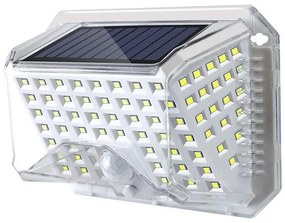 Ηλιακό Φωτιστικό Τοίχου Αισθητήρα PIR 2W 6000K ABS Λευκό 6622 Spotlight-6622-Λευκό 6622