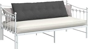 vidaXL Μαξιλάρι Πλάτης Σκούρο Γκρι 160 x 50 x 19 cm
