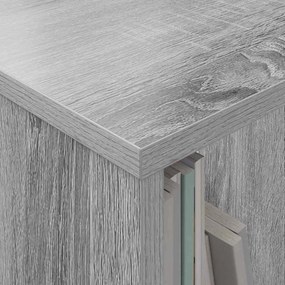 vidaXL Ράφι Περιοδικών Γκρίζο Σονομα 35 x 30 x 45 εκ.