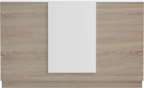 ΓΡΑΦΕΙΟ ΥΠΟΔΟΧΗΣ (RECEPTION) KRONIC HM2156.01 ΜΕΛΑΜΙΝΗ SONAMA/ΛΕΥΚΟ 180x70x110Υεκ.