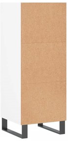 vidaXL Ντουλάπι Λευκό 34,5x32,5x90 εκ. Επεξεργασμένο Ξύλο