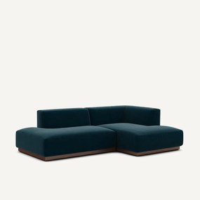 Γωνιακός δεξιός καναπές με βελούδινη ταπετσαρία, Jacopo
