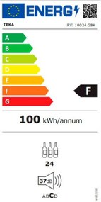 Συντηρητές Κρασιών Teka RVI 10024 GBK Μαύρο