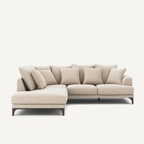Γωνιακός καναπές με υφασμάτινη επένδυση, ARMENTO