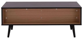 ΤΡΑΠΕΖΙ ΣΑΛΟΝΙΟΥ CHARLEEN HM8668 ΜΑΥΡΟ ΜΕ ΦΥΣΙΚΟ 100x50x40,5Υ εκ.
