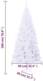 vidaXL Χριστουγεννιάτικο Δέντρο Τεχνητό με Βάση 620 Κλαδιά 180 εκ.