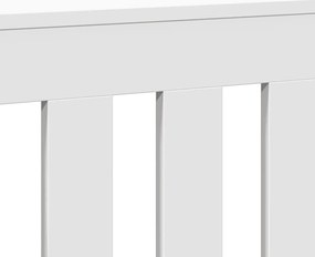 vidaXL Κάλυμμα Καλοριφέρ Λευκό 149x20x82 εκ. από Επεξεργασμένο Ξύλο