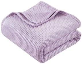 Beauty Home Κουβέρτα μονόχρωμη μονή Fleece Art 11553 160x220 Λιλά