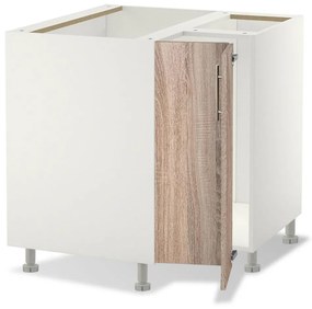 Floor Kitchen Corner Cabinet EMMA Sonoma 90x90x82 cm. 90x90x82 εκ.