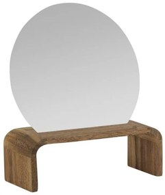 Καθρέπτης Επιτραπέζιος Acacia AH-AX74062 17x8x23cm Walnut Andrea House Ξύλο,Γυαλί