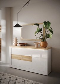 Έπιπλο Τηλεόρασης Ανθρακί Οξειδωμένο 121x43x57