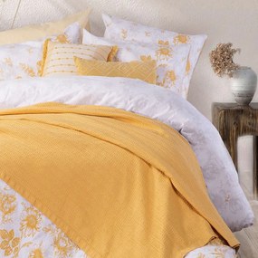 Κουβέρτα Πικέ Cool 1156-Yellow Nef-Nef Queen Size 220x240cm 100% Βαμβάκι