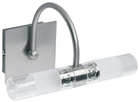 Φωτιστικό Τοίχου-Απλίκα Tube 460000 Nickel Mat Viokef Metal, Glass