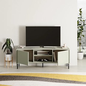 Έπιπλο τηλεόρασης Frem Megapap χρώμα ash green 150x40x55εκ.