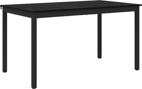 vidaXL Τραπεζαρίες 140 x 80 x 75 cm ΜΕΤΑΛΛΟ